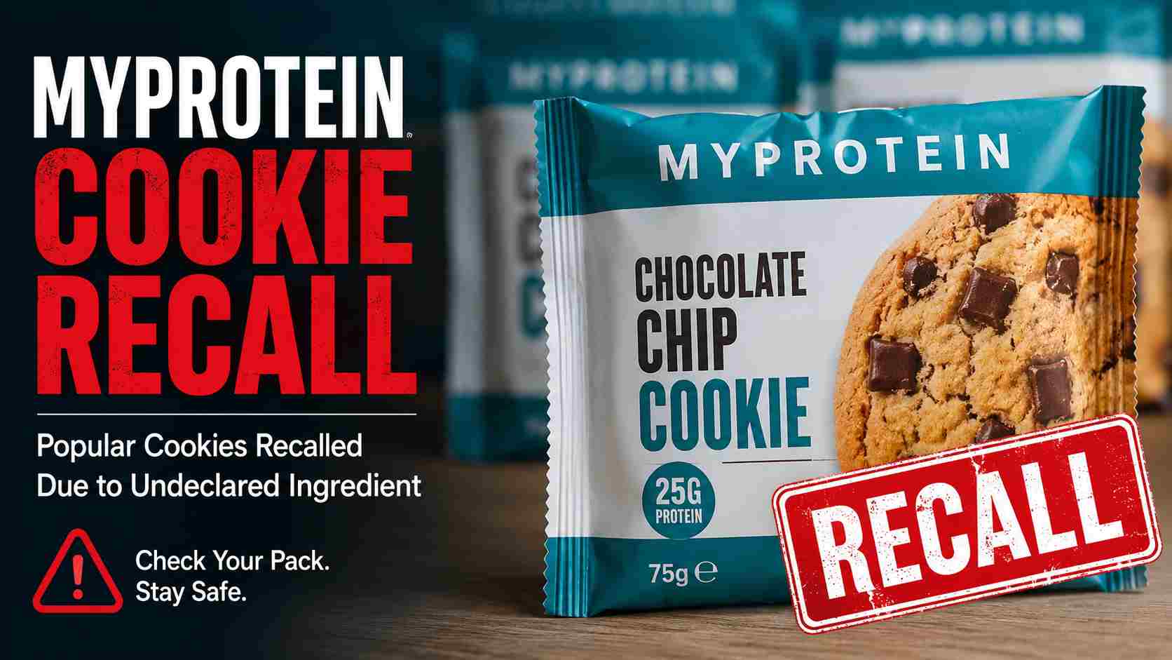 Myprotein Cookie Recall